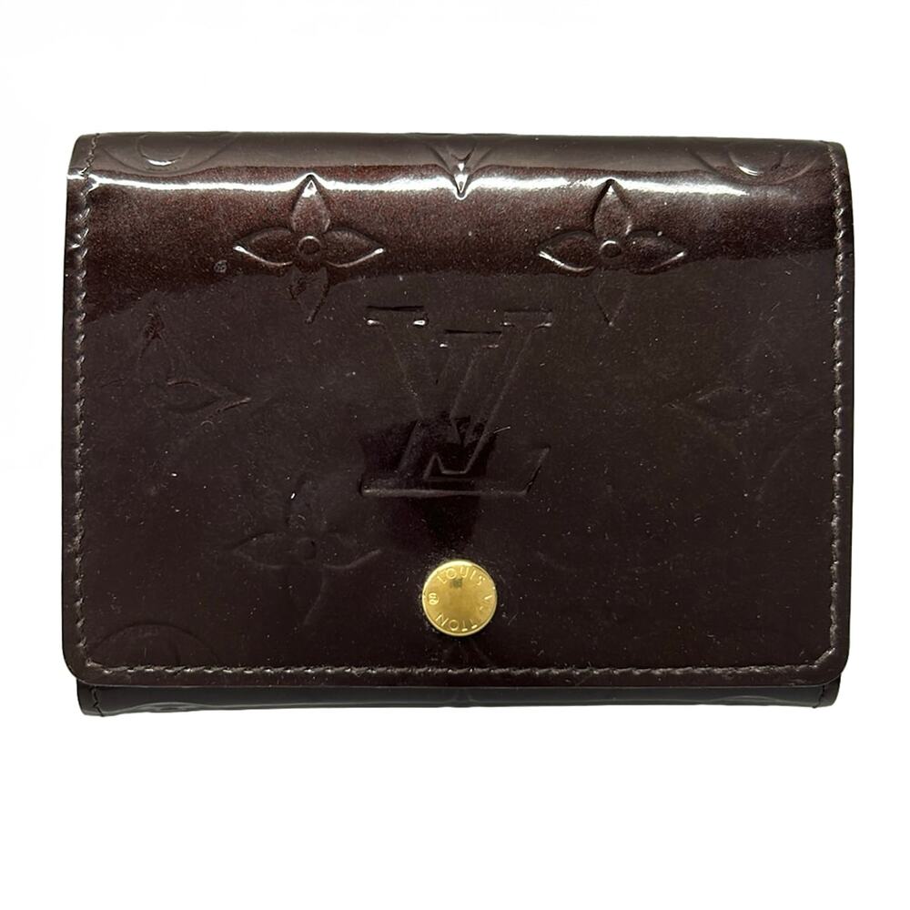 Louis Vuitton Enveloppe Carte de Visit Monogram Vernis Business Card Holder
